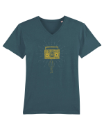 propaganda head Tricou mânecă scurtă guler V Bărbat Presenter