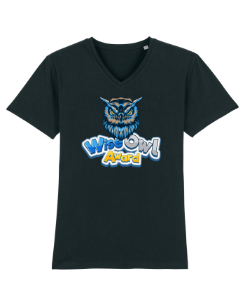 wise owl award Black