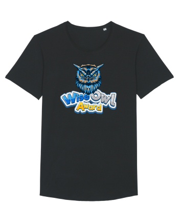 wise owl award Black