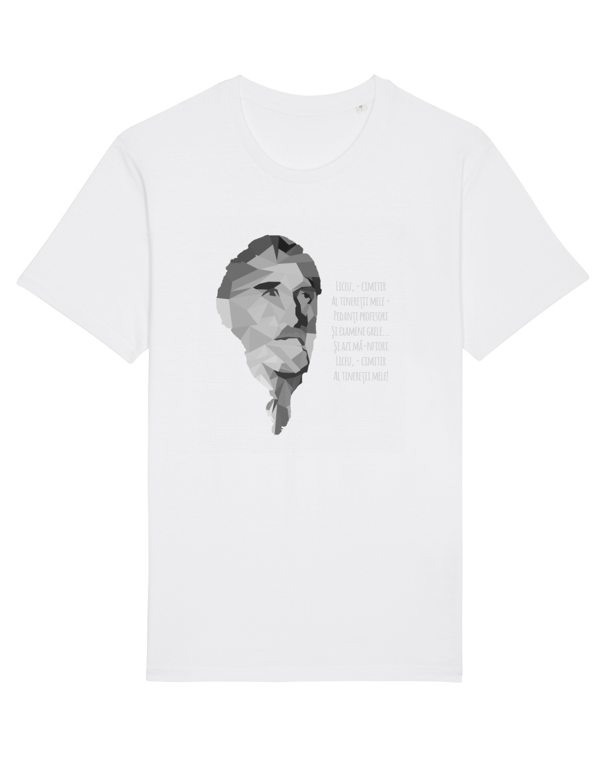 Tricou mânecă scurtă Unisex Rocker White