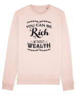 Rich without Wealth Bluză mânecă lungă Unisex Rise