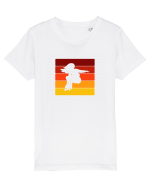 Retro Skateboarding Girl Sunset - Skater For Life Tricou mânecă scurtă  Copii Mini Creator