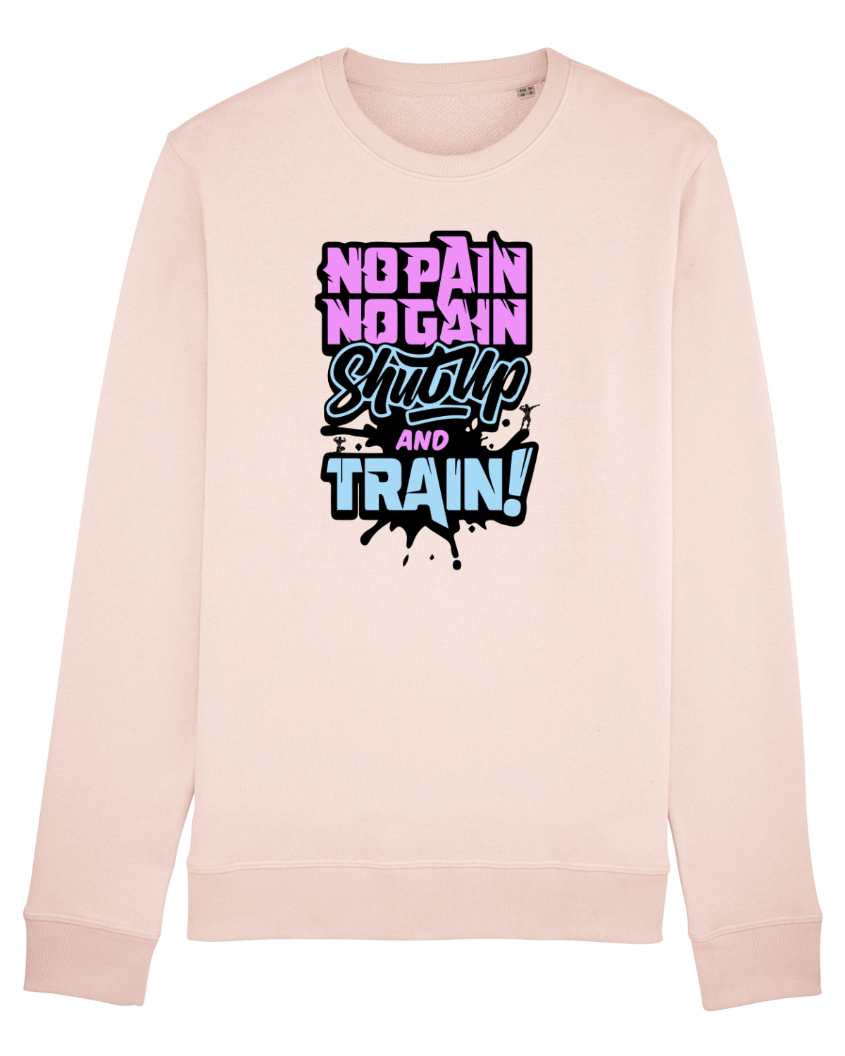 Bluză mânecă lungă Unisex Rise Candy Pink