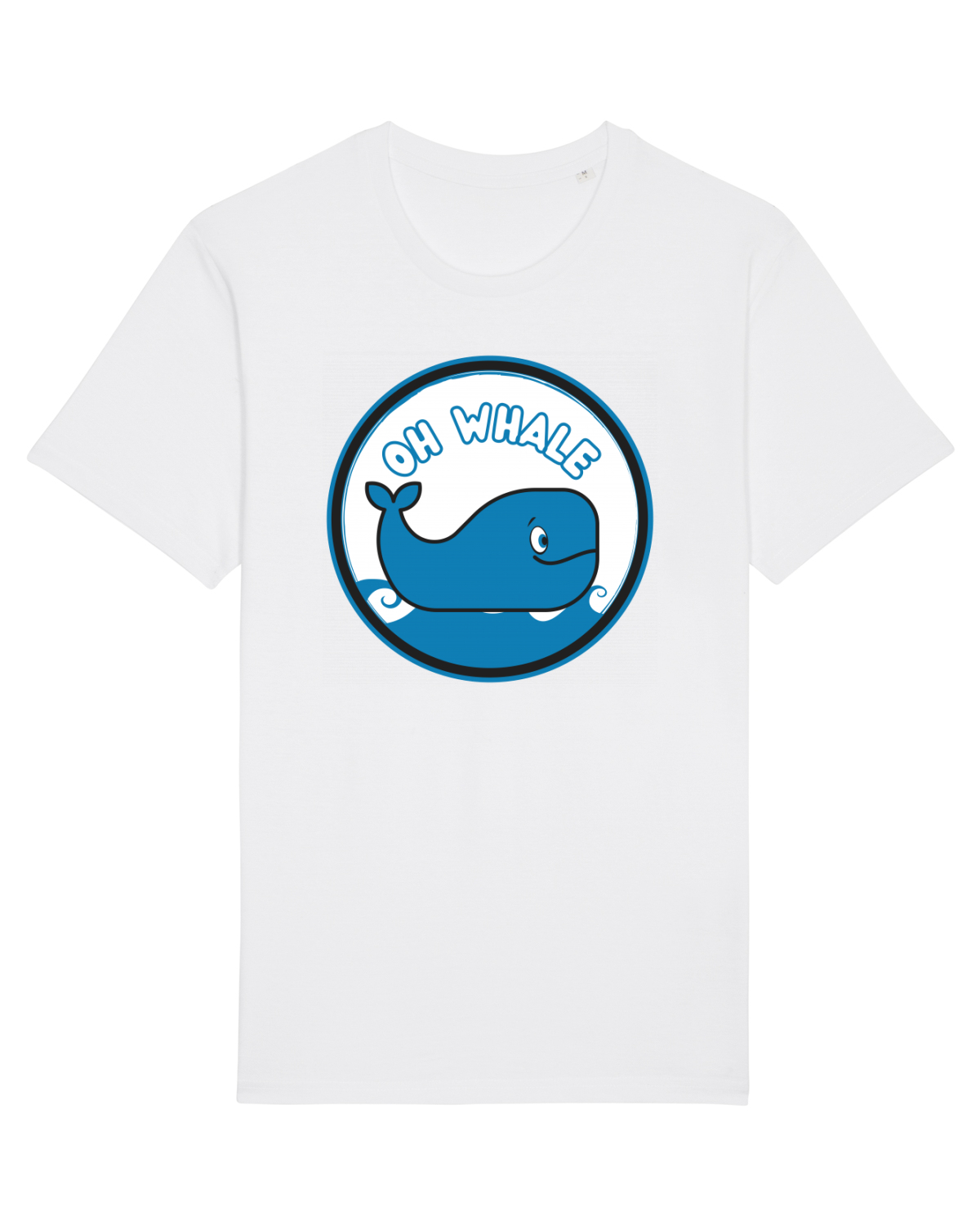 Tricou mânecă scurtă Unisex Rocker White