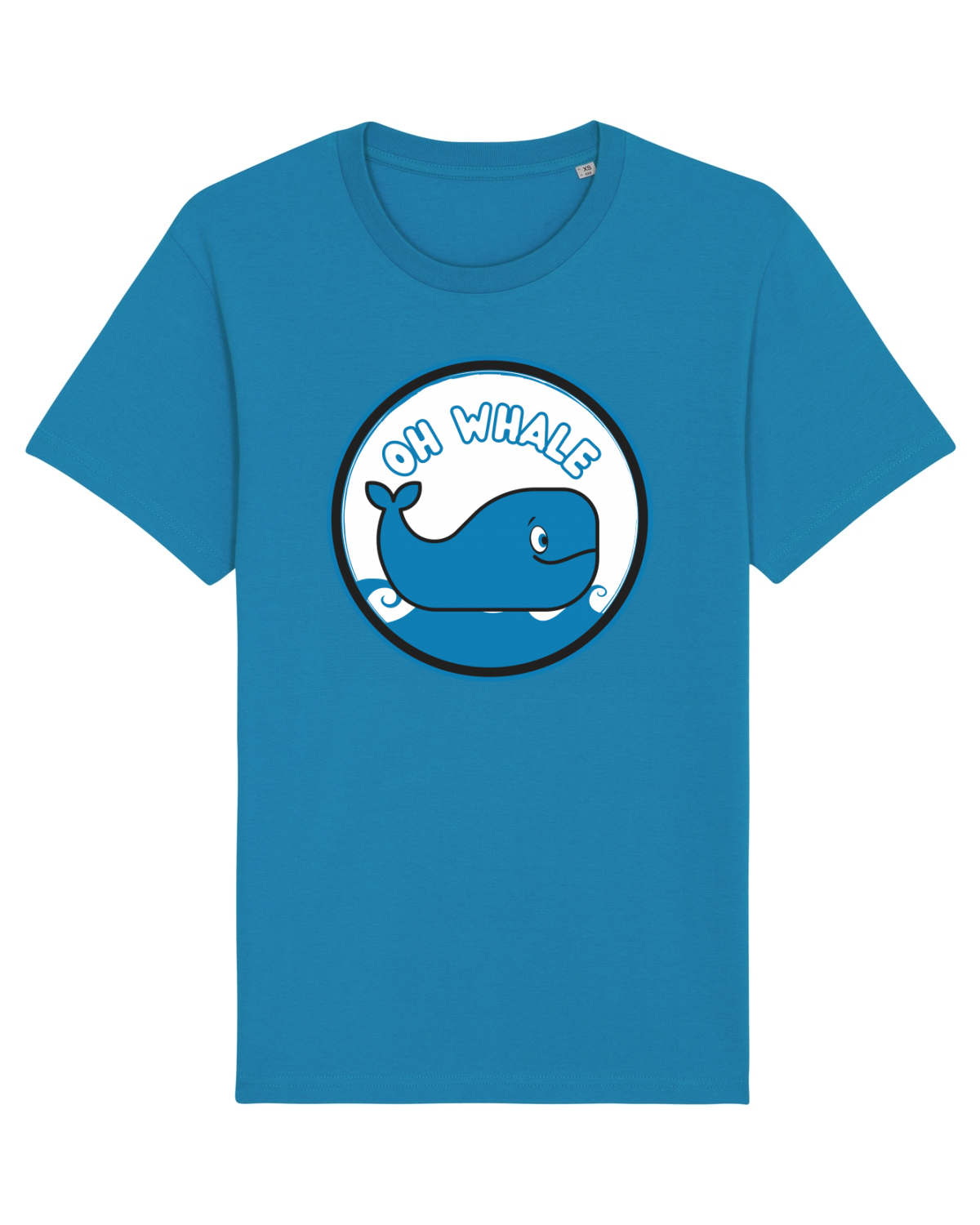 Tricou mânecă scurtă Unisex Rocker Azur