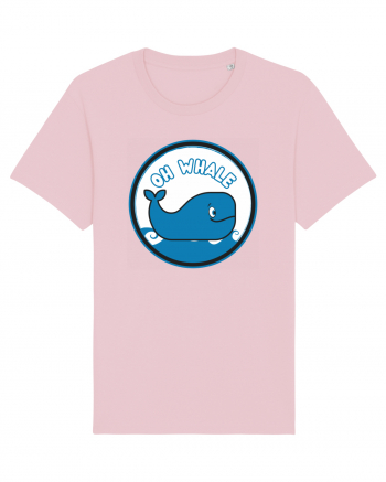 Oh Whale  Cotton Pink