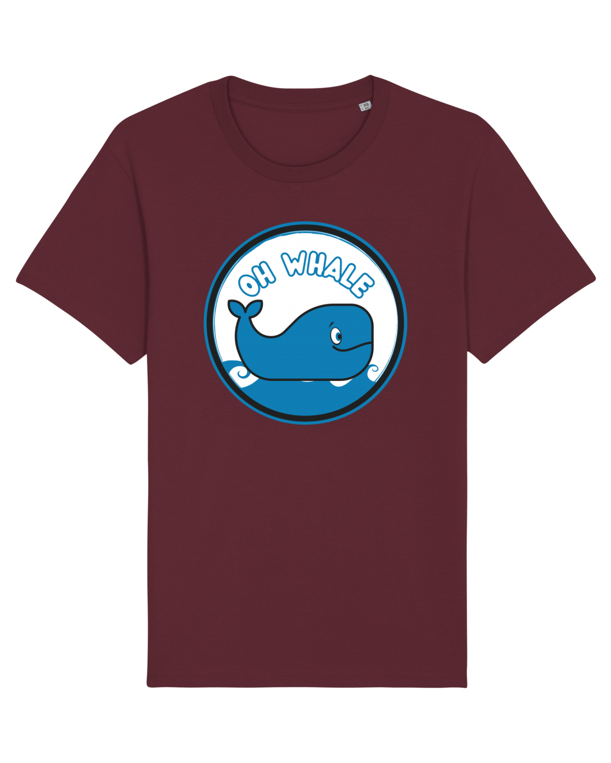 Tricou mânecă scurtă Unisex Rocker Burgundy