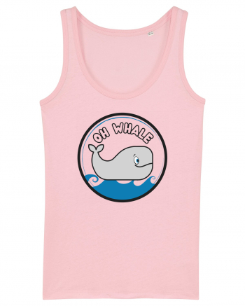 Oh Whale  Cotton Pink