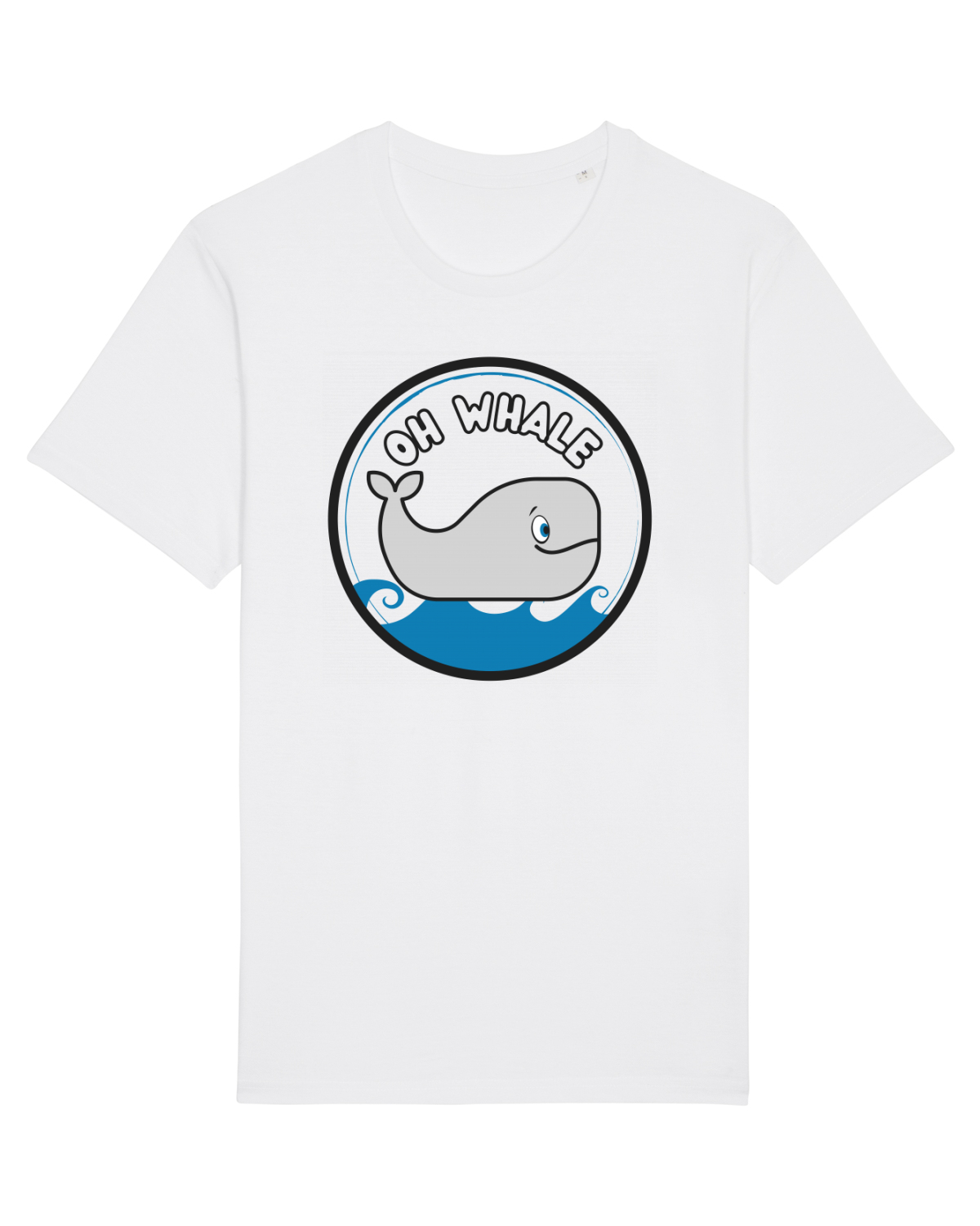 Tricou mânecă scurtă Unisex Rocker White