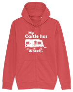 My castle has wheels Hanorac cu fermoar Unisex Connector