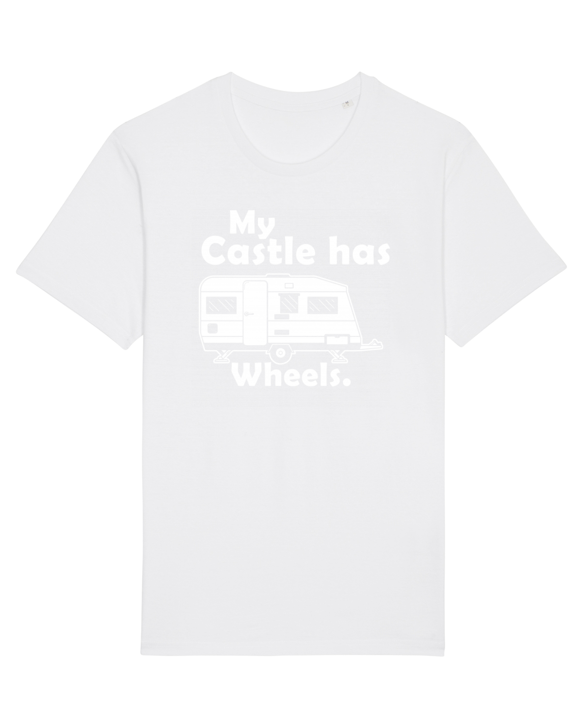 Tricou mânecă scurtă Unisex Rocker White