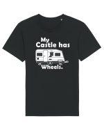 My castle has wheels Tricou mânecă scurtă Unisex Rocker