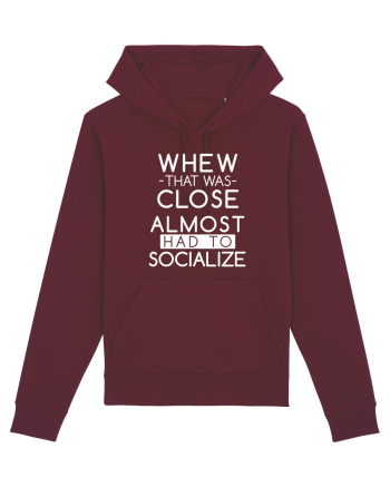 SOCIALIZE Burgundy