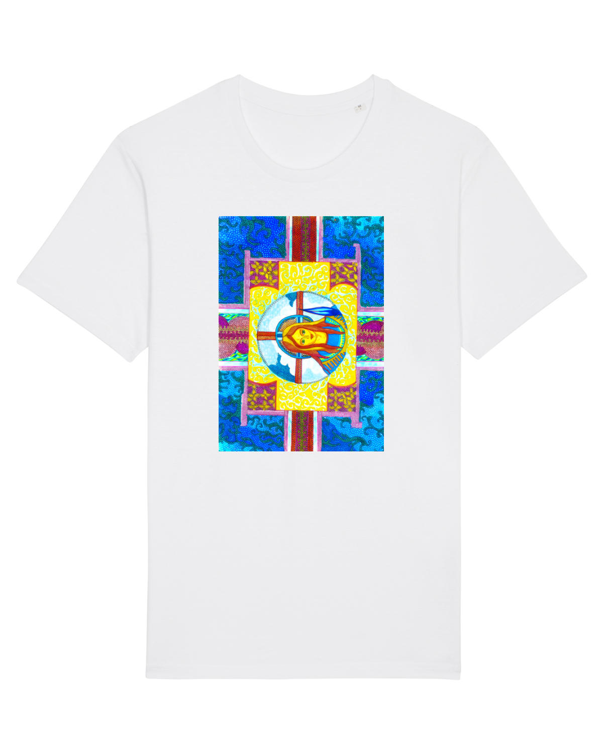 Tricou mânecă scurtă Unisex Rocker White
