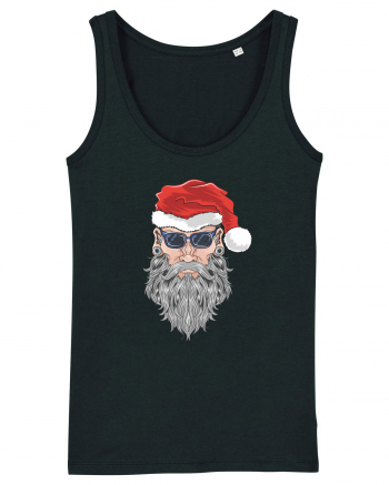 Hippie Cool Bearded Santa Black