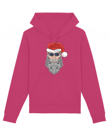 Hippie Cool Bearded Santa Raspberry