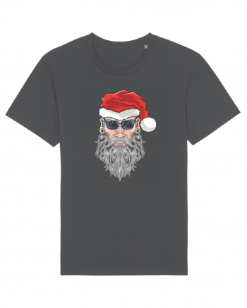 Hippie Cool Bearded Santa Anthracite