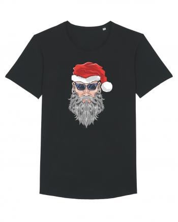 Hippie Cool Bearded Santa Black