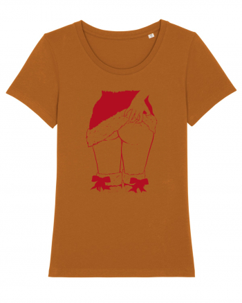 Hippie Vintage Xmas Lady Roasted Orange