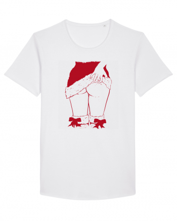 Hippie Vintage Xmas Lady White