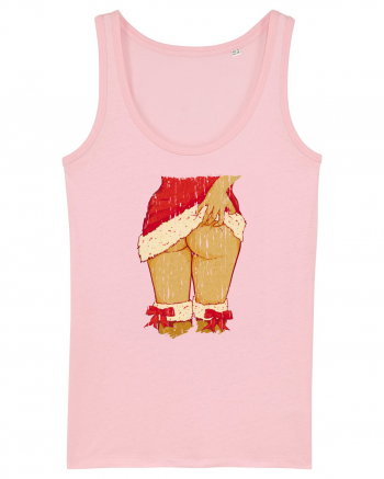 Sexy Christmas Distressed Cotton Pink