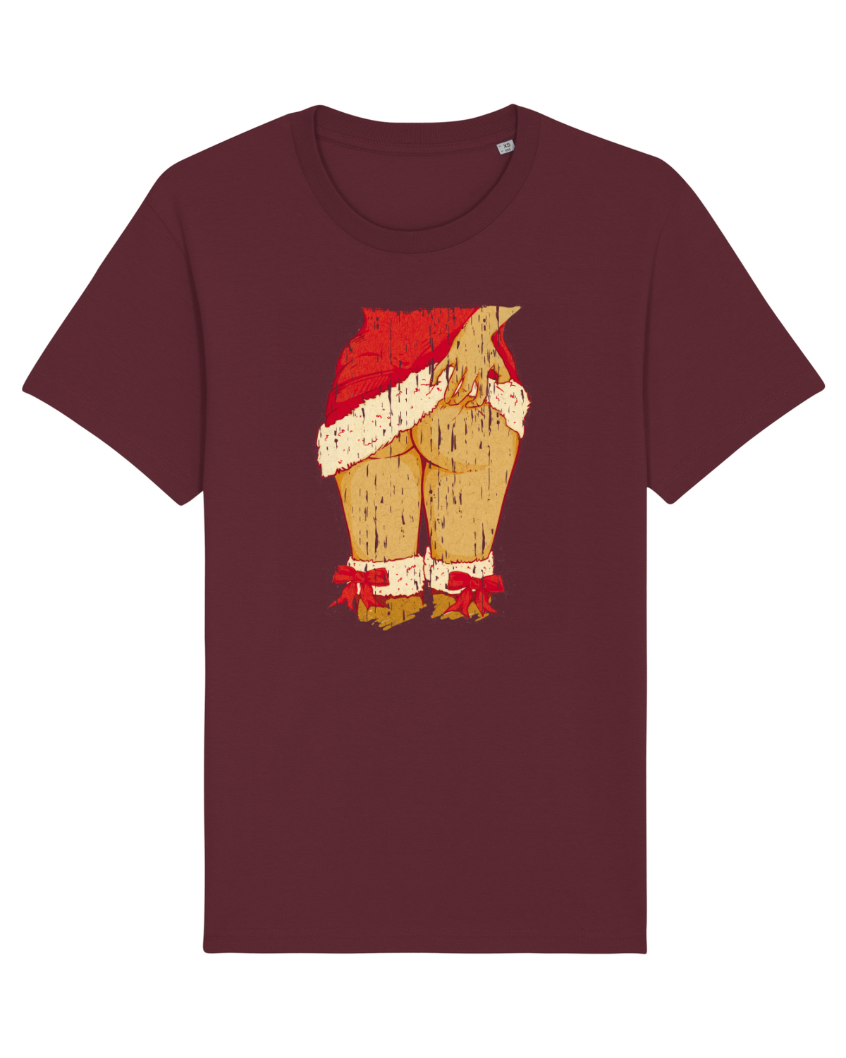 Tricou mânecă scurtă Unisex Rocker Burgundy