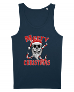 Merry Christmas Bearded Santa Skull Maiou Bărbat Runs