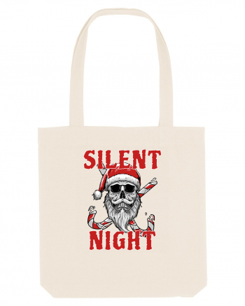Silent Night Skull Santa Natural
