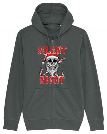 Silent Night Skull Santa Anthracite