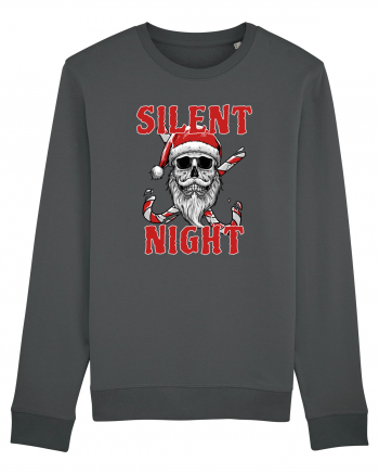 Silent Night Skull Santa Anthracite