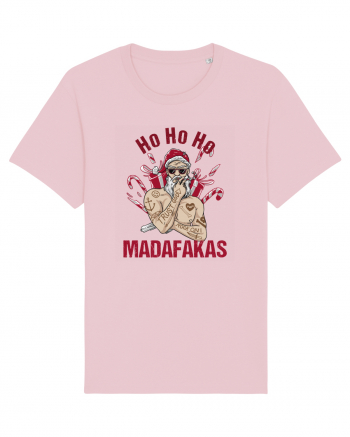 Ho Ho Ho Madafakas Cotton Pink