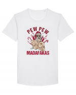 Pew Pew Madafakas Tricou mânecă scurtă guler larg Bărbat Skater