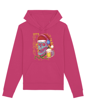 Skull Santa Let's Beer Party Raspberry