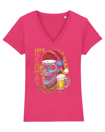 Skull Santa Let's Beer Party Raspberry