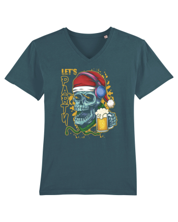 Skull Santa Let's Beer Party Stargazer