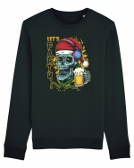 Skull Santa Let's Beer Party Bluză mânecă lungă Unisex Rise