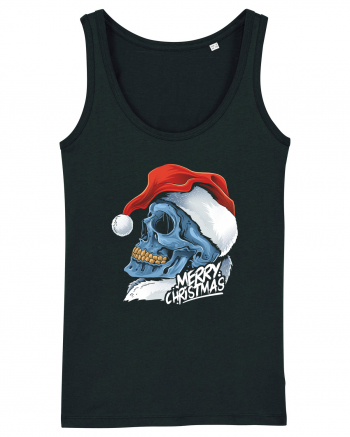 Xmas Santa Skull Black