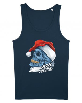 Xmas Santa Skull Navy