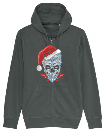 Xmas Skull Joker Beard Santa Anthracite