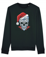 Xmas Skull Joker Beard Santa Bluză mânecă lungă Unisex Rise