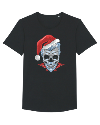 Xmas Skull Joker Beard Santa Black