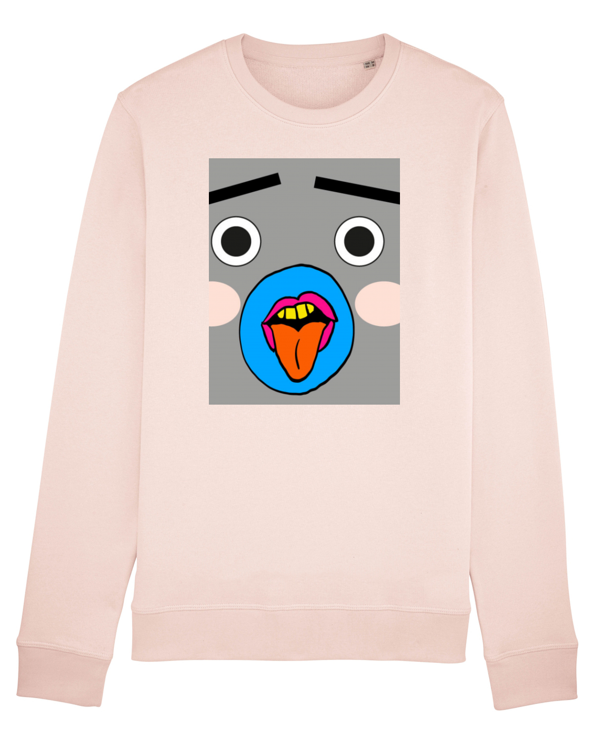 Bluză mânecă lungă Unisex Rise Candy Pink