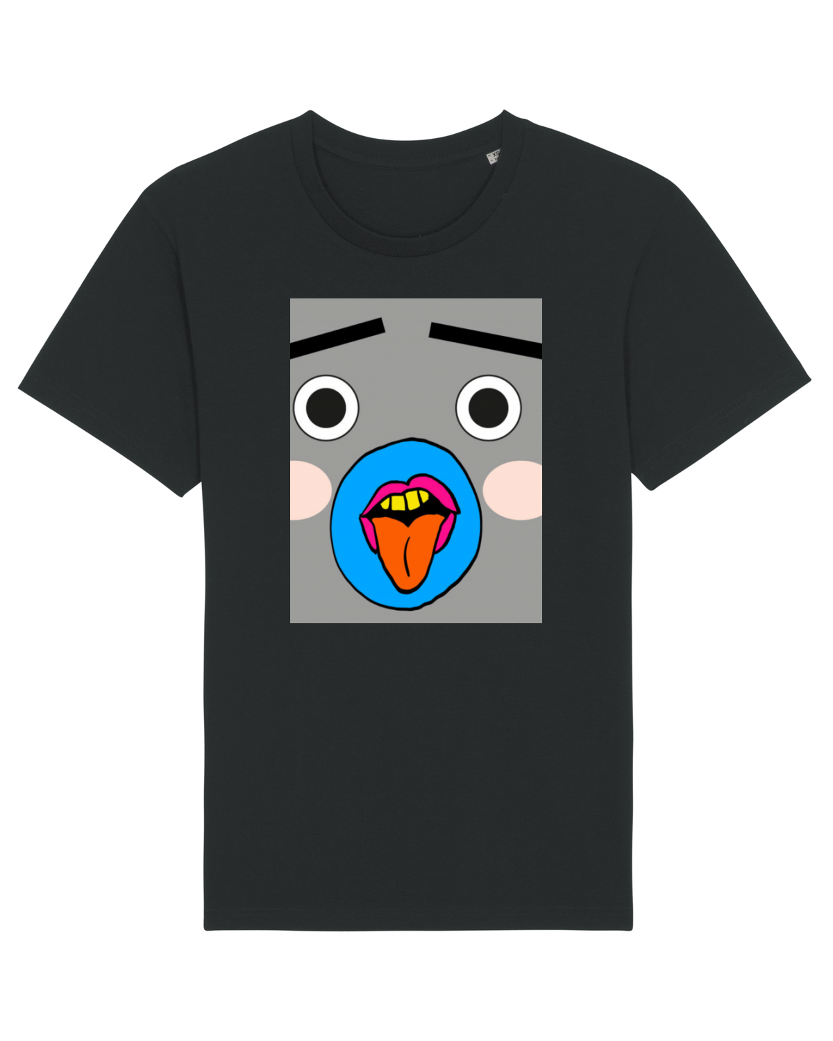 Tricou mânecă scurtă Unisex Rocker Black