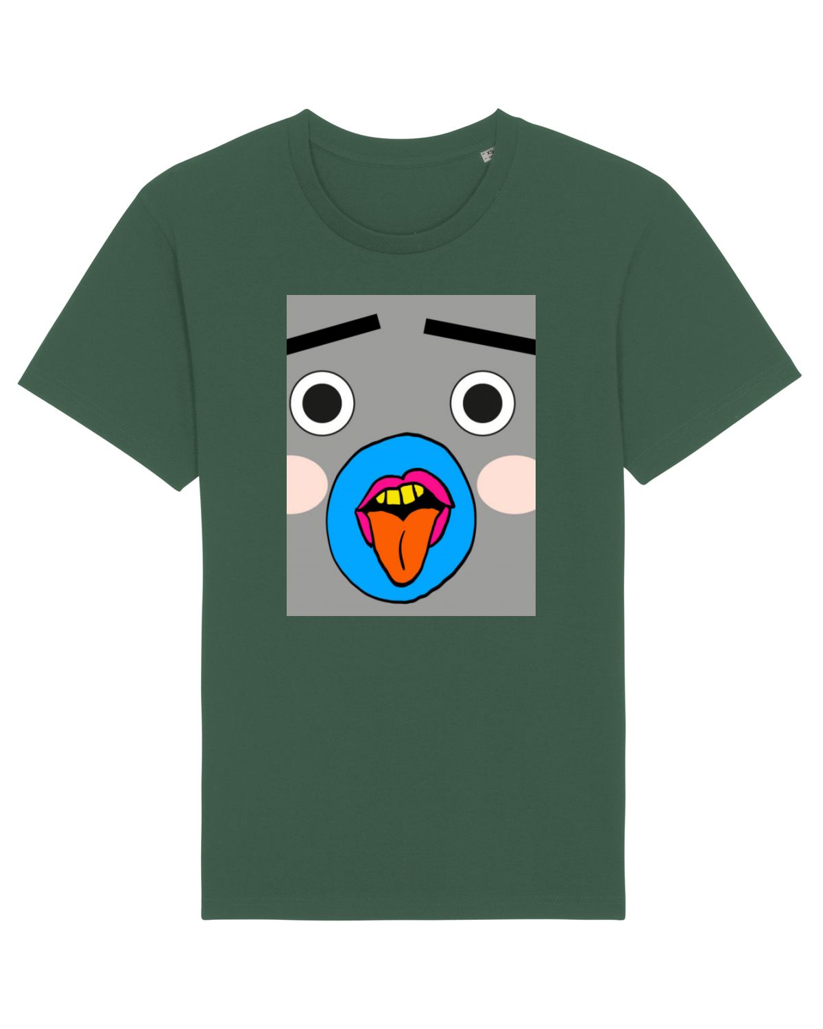 Tricou mânecă scurtă Unisex Rocker Bottle Green