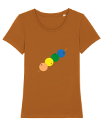 Bon Appetit Design Tricou mânecă scurtă guler larg fitted Damă Expresser