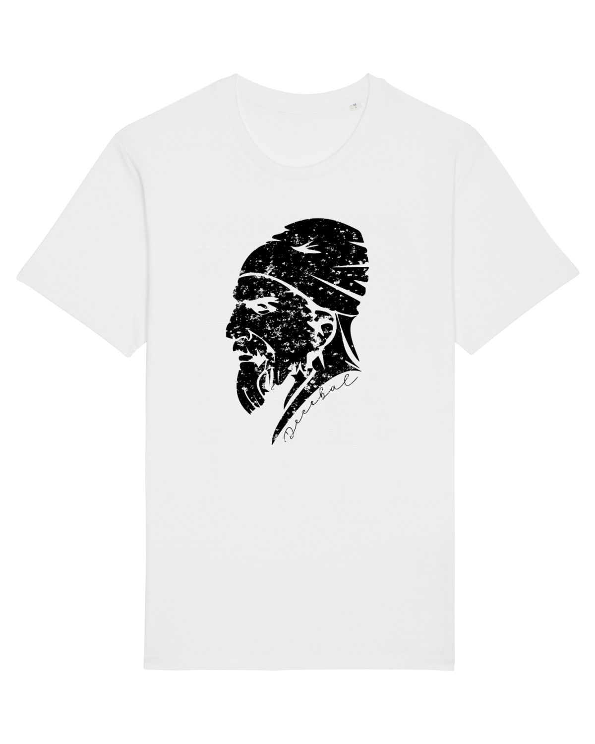 Tricou mânecă scurtă Unisex Rocker White