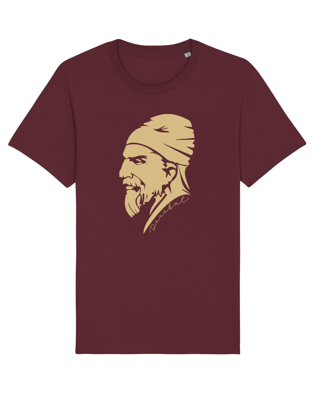 Tricou mânecă scurtă Unisex Rocker Burgundy