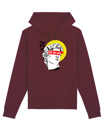 see no evil Burgundy