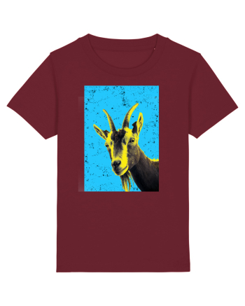 neon goat #1 Burgundy