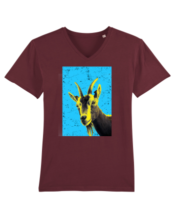 neon goat #1 Burgundy